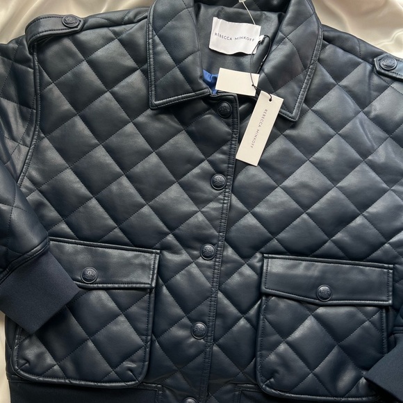 NWT Rebecca Minkoff Diamond Quilted Jacket - Picture 2 of 6
